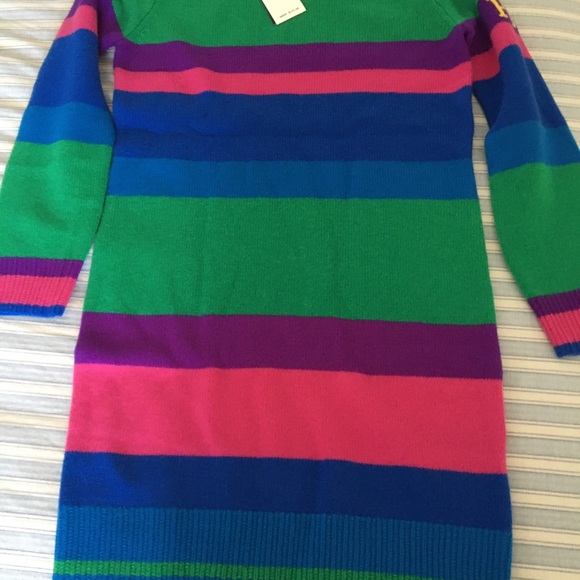 Ralph Lauren Color block Wool Sweater dress| Girls - Picture 2 of 6